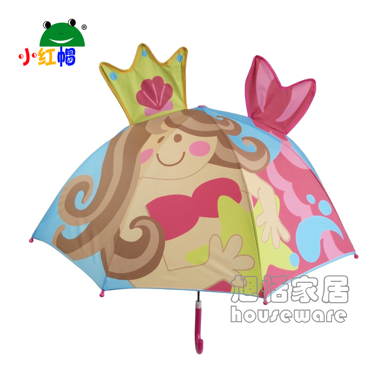 小紅帽兒童晴雨傘創意卡通公主傘超輕長柄太陽傘女孩禮物促銷