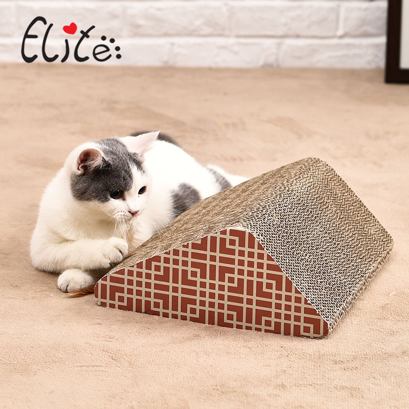 伊麗寵物貓抓板 瓦楞紙貓磨爪板 貓抓板硬紙板 貓玩具用品批發